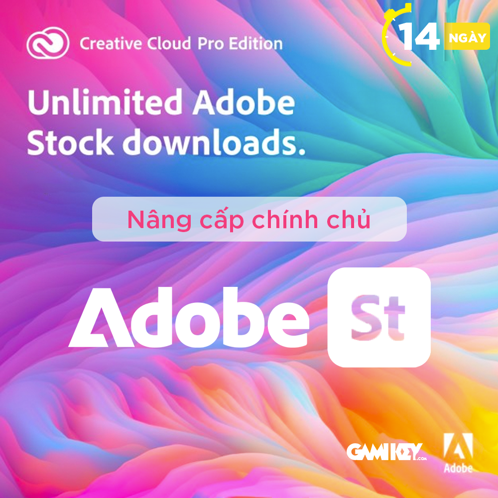 Nâng cấp Adobe Stock tải không giới hạn 14 ngày